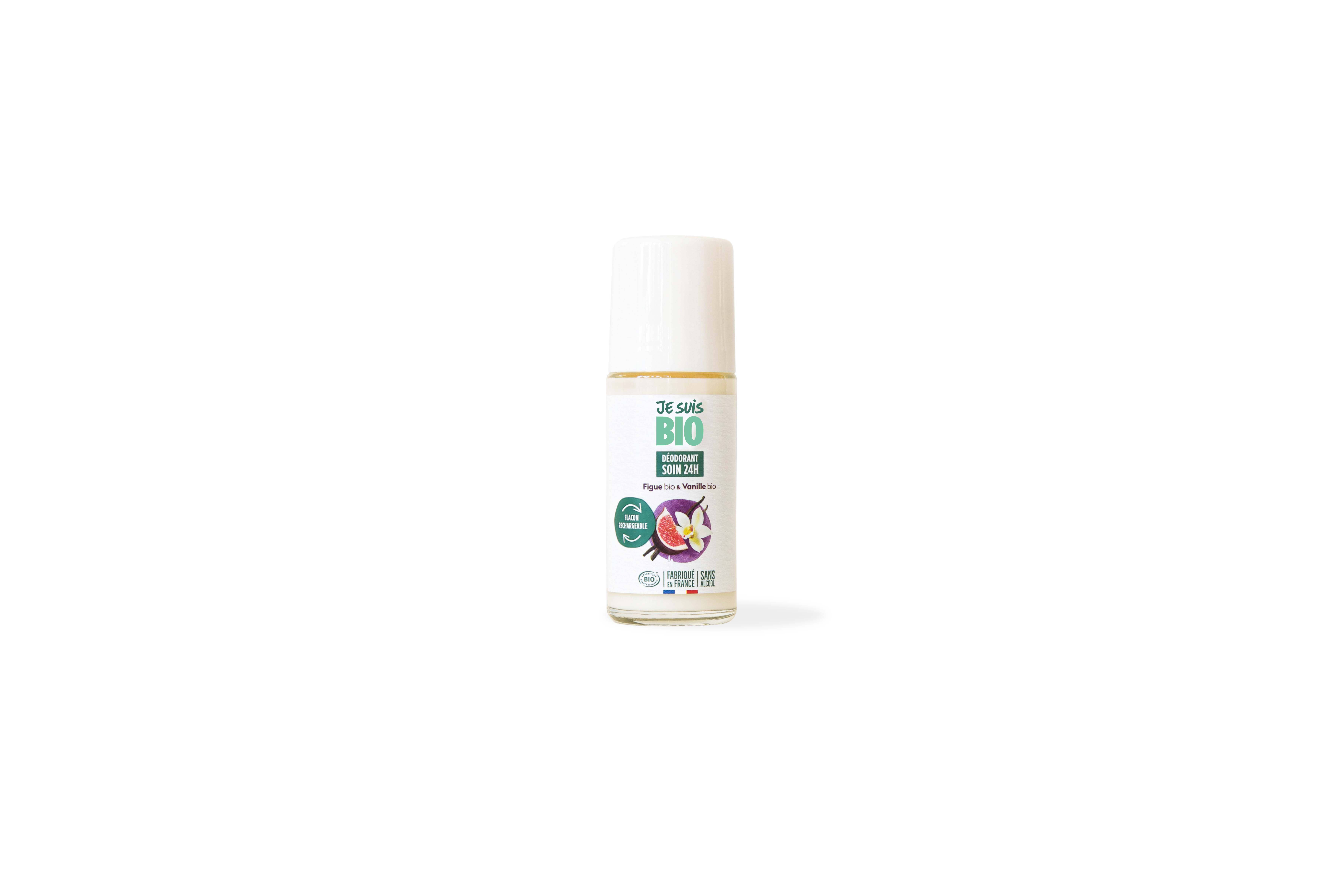 JE SUIS BIO DEODORANT ROLL-ON 24H FIGUE VANILLE 50ML REFERENCE 000050