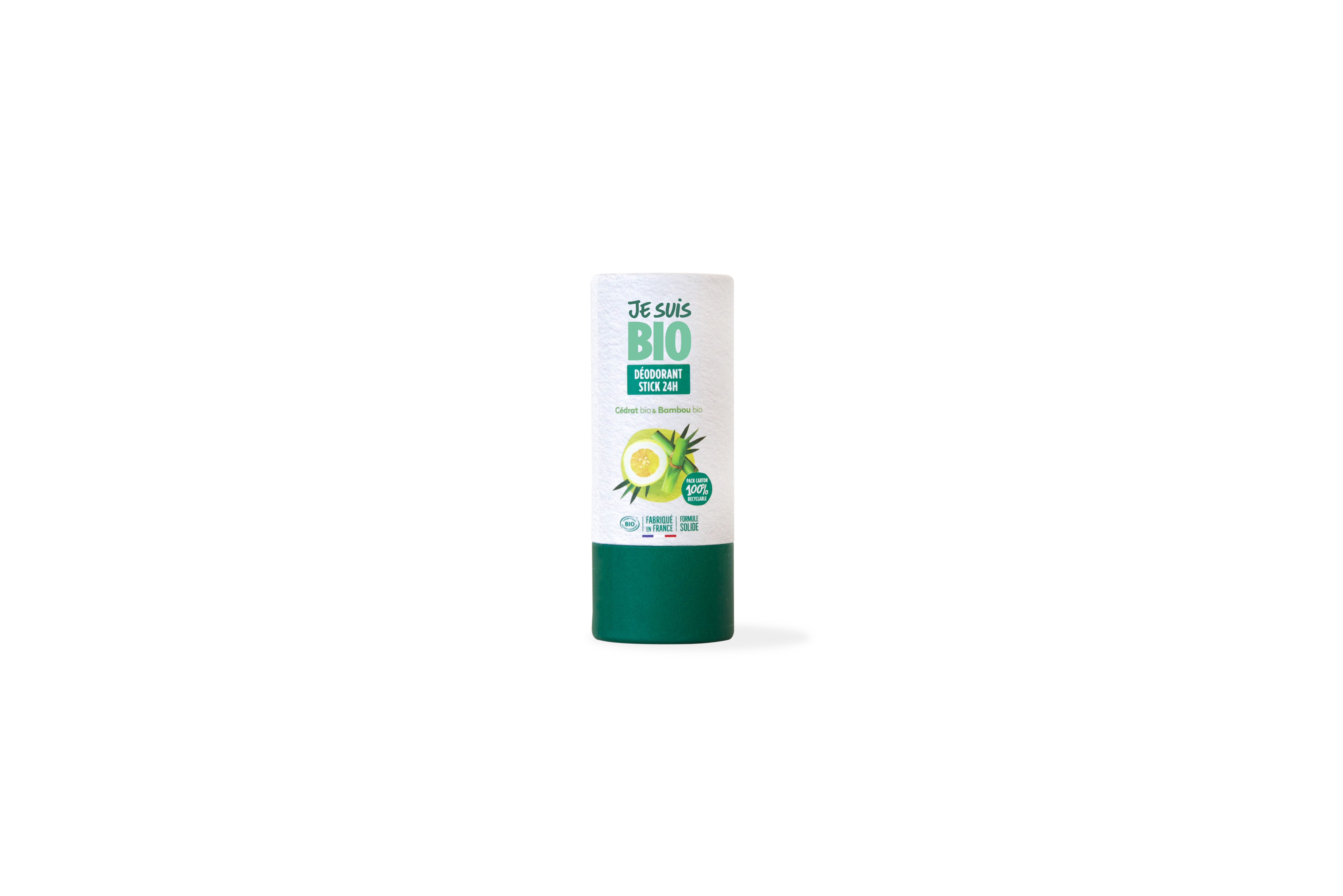 JE SUIS BIO DEODORANT SOLIDE 24H CEDRAT BAMBOU 50G REFERENCE 000040