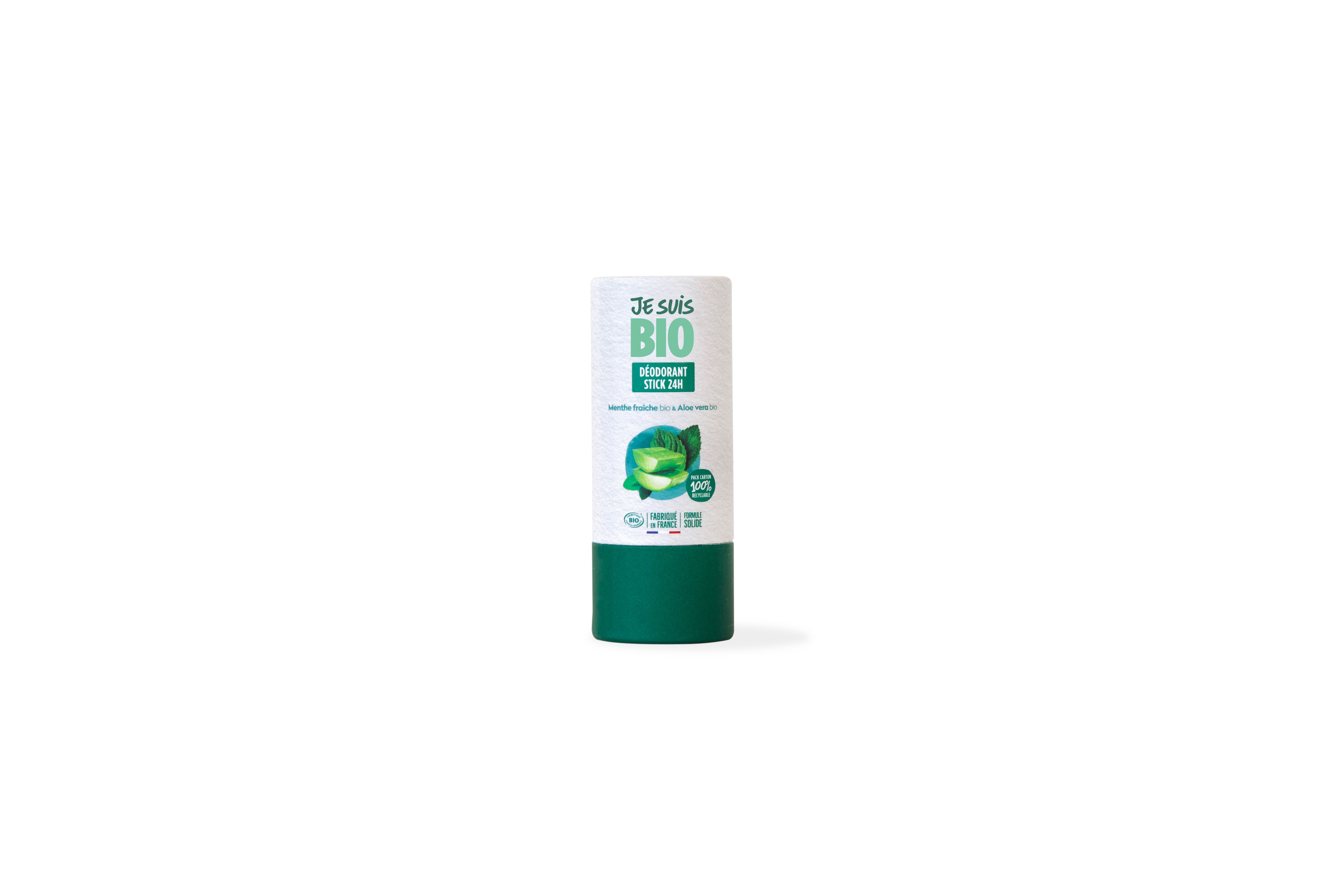 JE SUIS BIO DEODORANT SOLIDE 24H MENTHE ALOE VERA 50G REFERENCE 000041