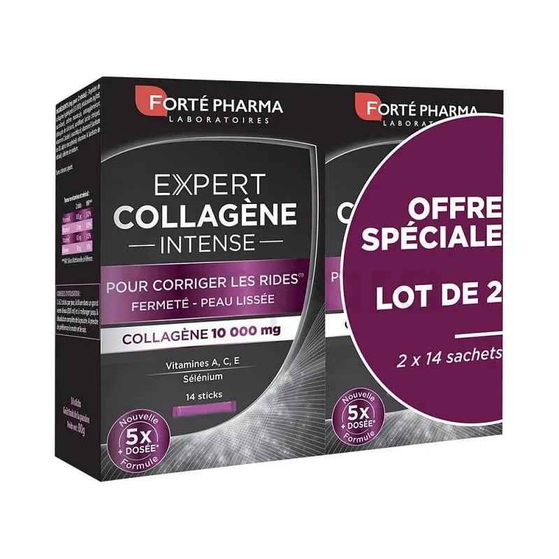 FORTE PHARMA EXPERT COLLAGENE BOITE DE 14 OFFRE SPECIALE LOT DE 2 BOITES