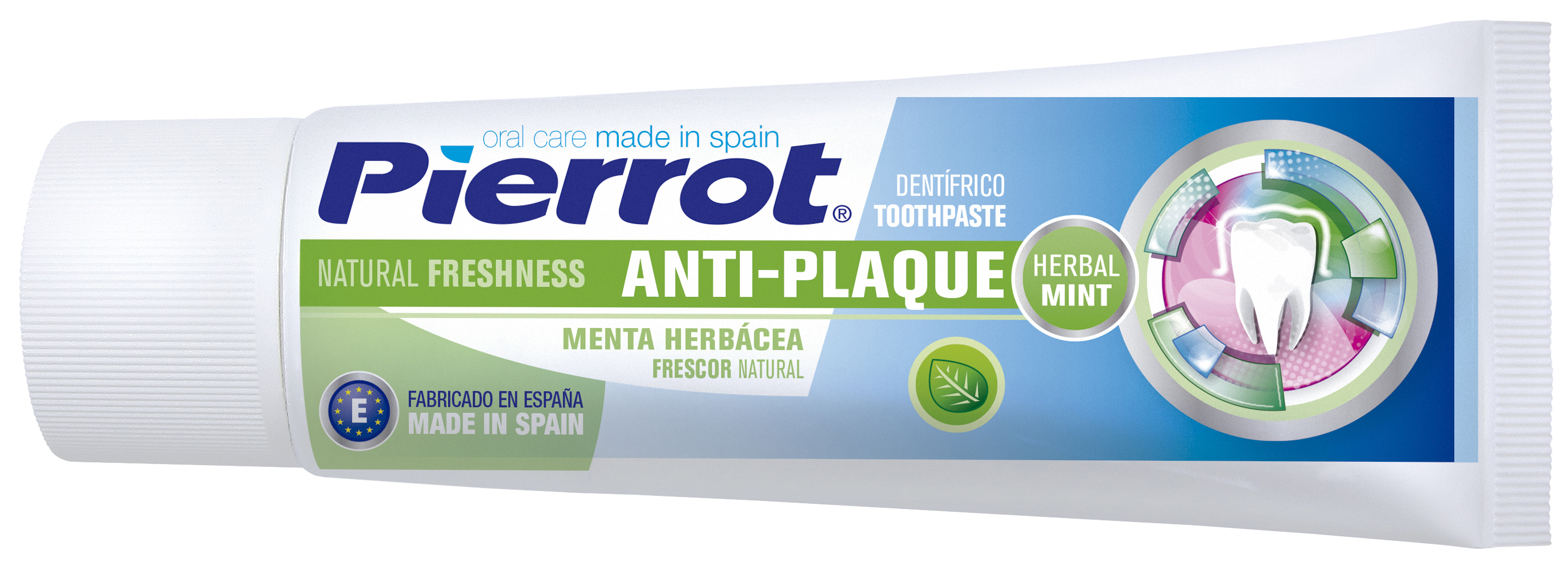 PIERROT DENTIFRICE ANTI-PLAQUE FLUOR + MENTHE 75ML REFERENCE 53
