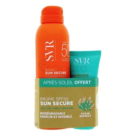 SVR PACK SUN SECURE BRUME 200ML + LAIT APRES SOLEIL SUN SECURE 50ML OFFERT