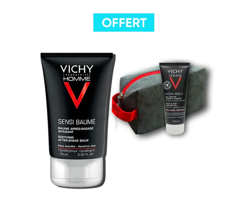 VICHY PACK HYDRA MAG C 100ML + SENSI BAUME 75ML + TROUSSE OFFERTE