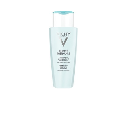 VICHY PURETE THERMALE LAIT BAUME DEMAQUILLANT NOURRISSANT PEAU SENSIBLE 200ML