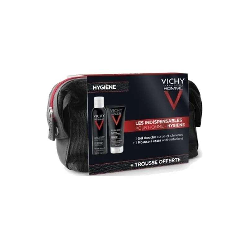VICHY PACK SENSI BAUME + GEL DOUCHE CORPS ET CHEVEUX + TROUSSE OFFERTE