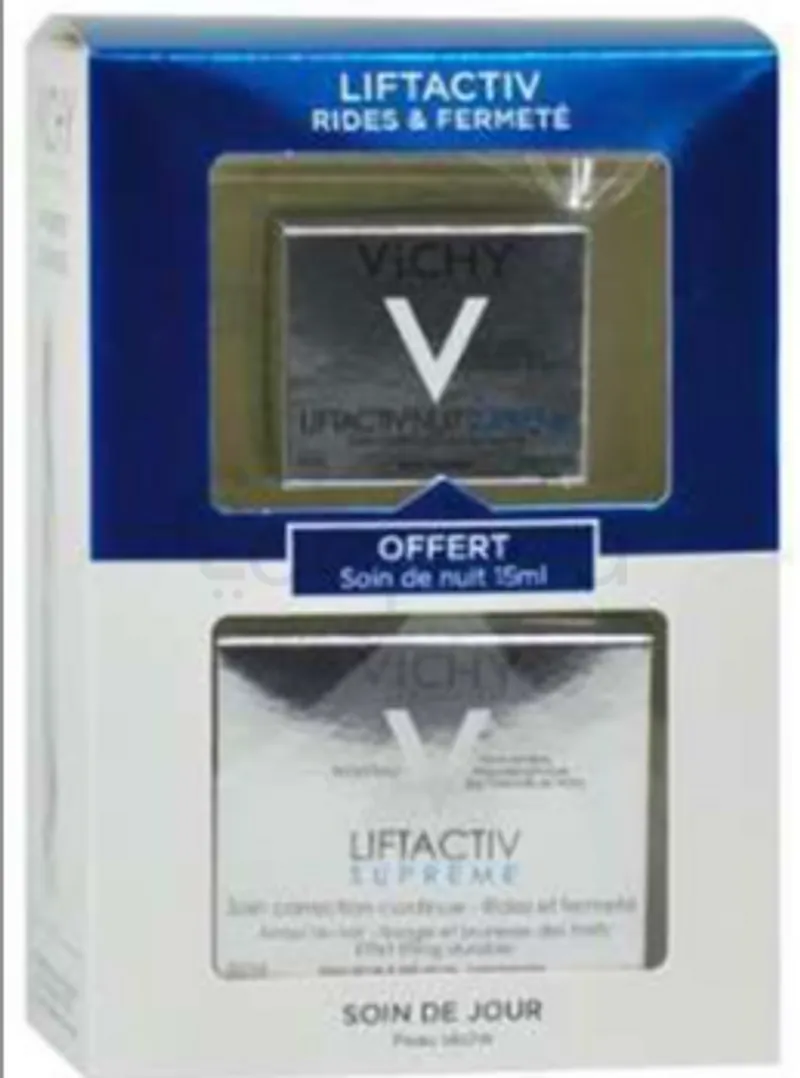 VICHY PACK LIFTACTIV SUPREME PEAU NORMALE 50ML + LIFTACTIV SUPREME NUIT 15ML OFFERT