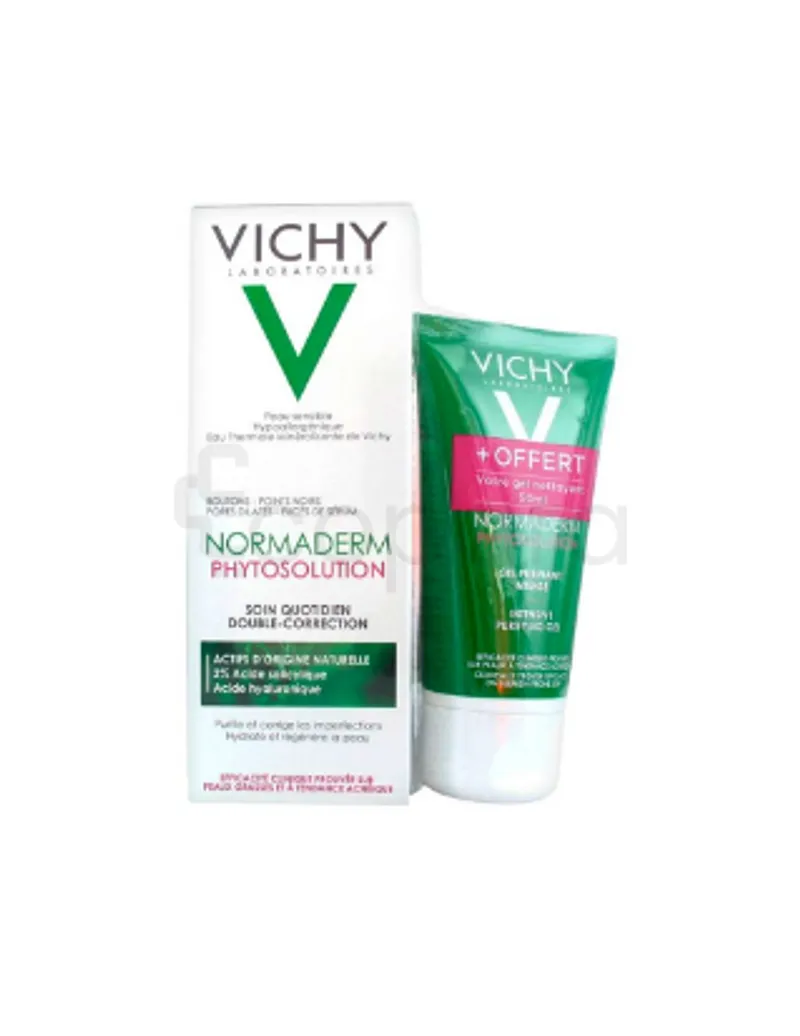 VICHY PACK NORMADERM PHYTOSOLUTION SOIN QUOTIDIEN 50ML + NORMADERM PHYTOSOLUTION GEL PURIFIANT 7ML