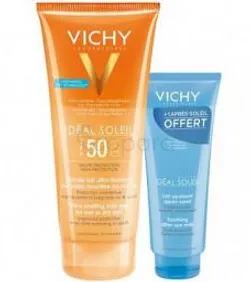 VICHY IDEAL SOLAIRE CREME ANTI-TACHE 3EN1 50ML + LAIT APAISANT OFFERT