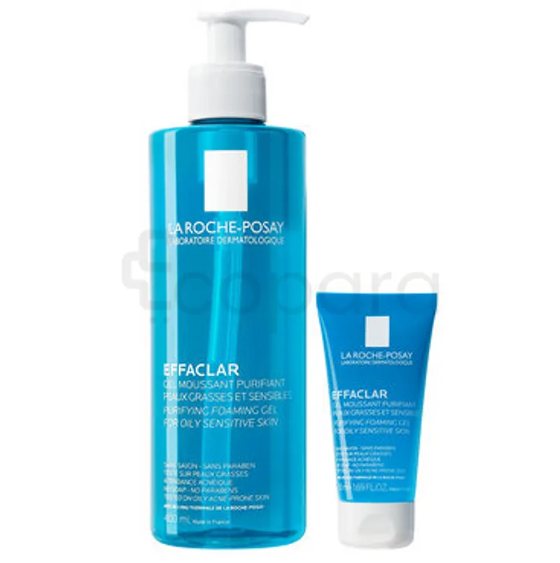 LA ROCHE POSAY OFFRE EFFACLAR GEL MOUSSANT 200ML + 50ML OFFERT