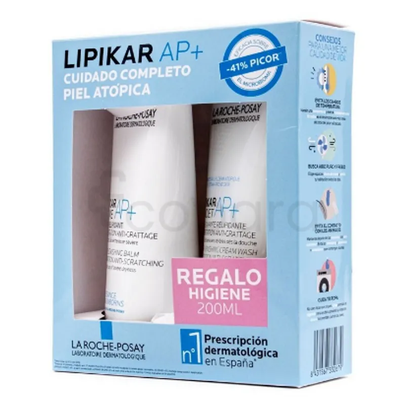 LA ROCHE POSAY PACK LIP BALM 200ML + SYNDET 100ML