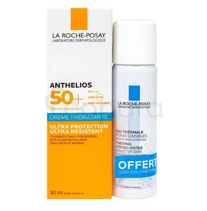 LA ROCHE POSAY ANTHELIOS UVMUNE 400 SPF50+ CREME FONDANTE INVISIBLE 50ML + EAU THERMALE
