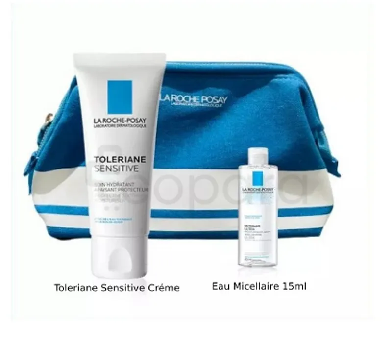 LA ROCHE POSAY PACK TOLERIANE SENSITIVE LEGERE 40ML + EAU MICELLAIRE ULTRA 15ML OFFERT
