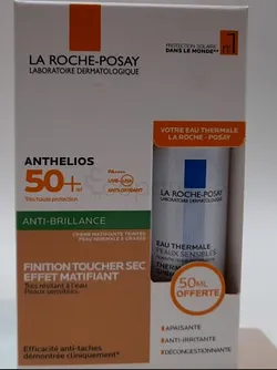 LA ROCHE POSAY ANTHELIOS CREME MATIFIANTE ANTI-BRILLANCE TEINTEE SPF50+ 50ML + EAU THERMALE OFFERTE