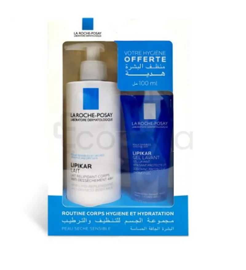 LA ROCHE POSAY PACK LIPIKAR LAIT 400ML + LIPIKAR GEL LAVANT 100ML