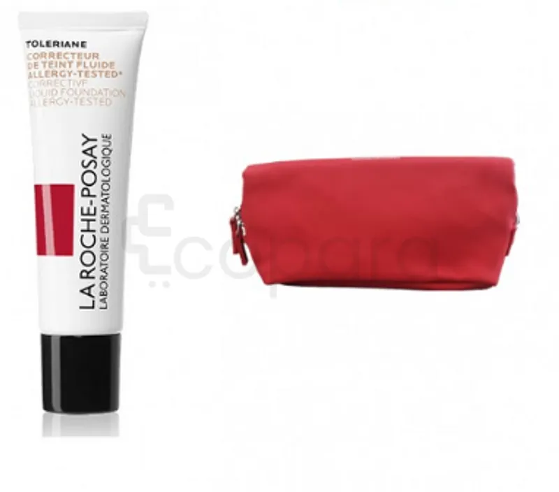LA ROCHE POSAY TOLERIANE TEINT FLUIDE NUMERO 10 IVOIRE 30ML + TROUSSE OFFERTE