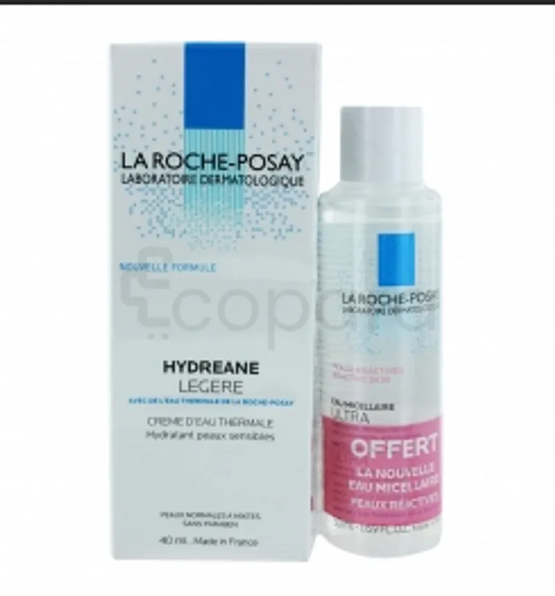 LA ROCHE POSAY HYDREANE PACK CREME LEGERE 40ML + MOUSSE D'EAU MICELLAIRE 50ML OFFERTE