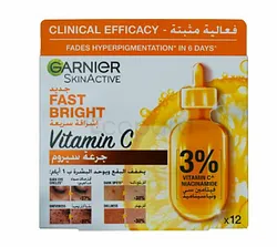 GARNIER FAST BRIGHT SÉRUM VITAMINE C 1.5ML BOITE DE 6 AMPOULES