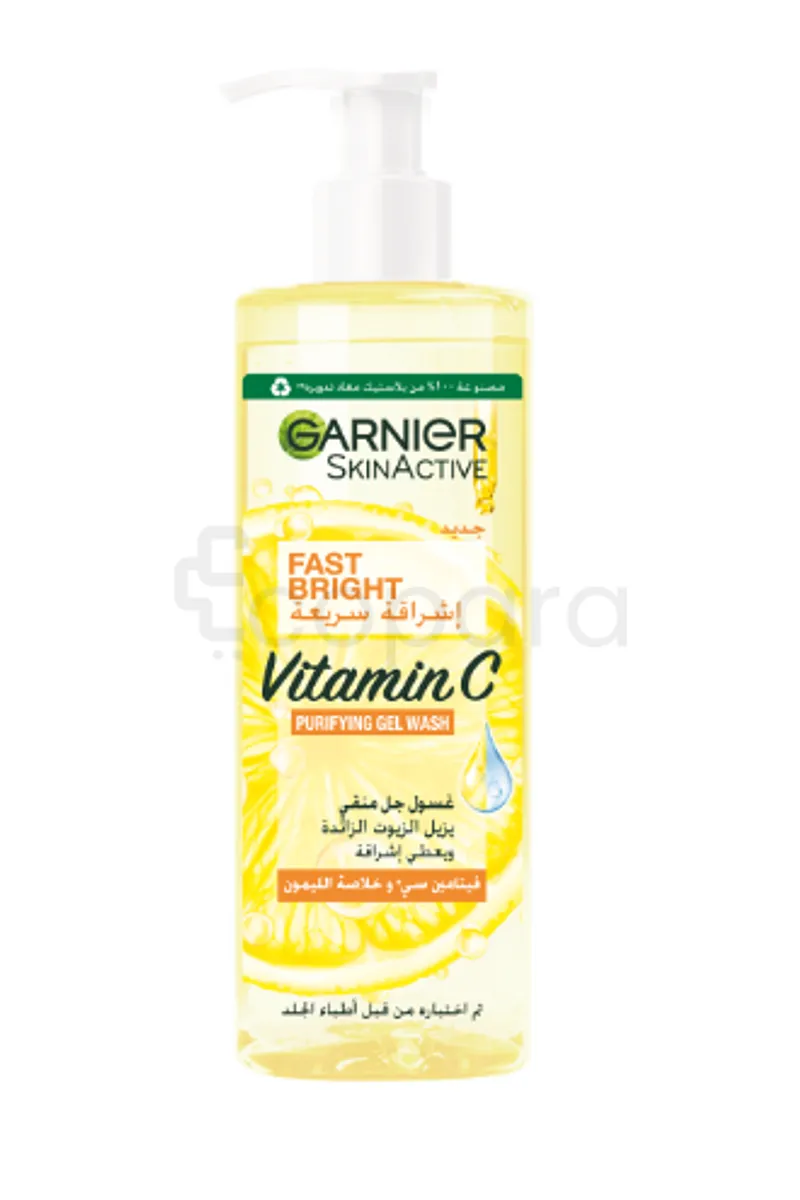 GARNIER FAST BRIGHT GEL NETTOYANT VITAMINE C 400ML