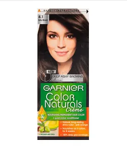 GARNIER COLOR NATURALS CREME COLORATION NUTRITIVE DEEP ASHY BROWN CHATAIN CENDRE PROFOND N4.1