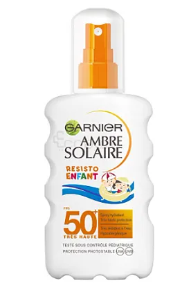 GARNIER AMBRE SOLAIRE 50+ ENFANT SPRAY HYDRATANT 200ML