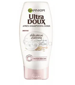 GARNIER ULTRA DOUX APRES SHAMPOOING DOUX CREME DE RIZ ET LAIT D'AVOINE 200ML