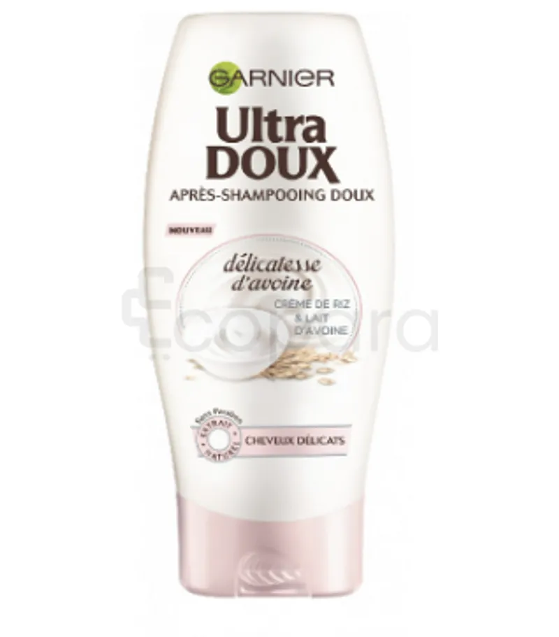 GARNIER ULTRA DOUX APRES SHAMPOOING DOUX CREME DE RIZ ET LAIT D'AVOINE 200ML