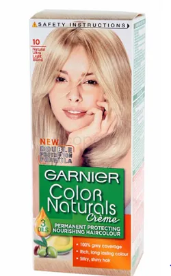 GARNIER COLOR NATURALS CREME COLORATION NUTRITIVE BLOND TRES TRES CLAIR NUMERO 10