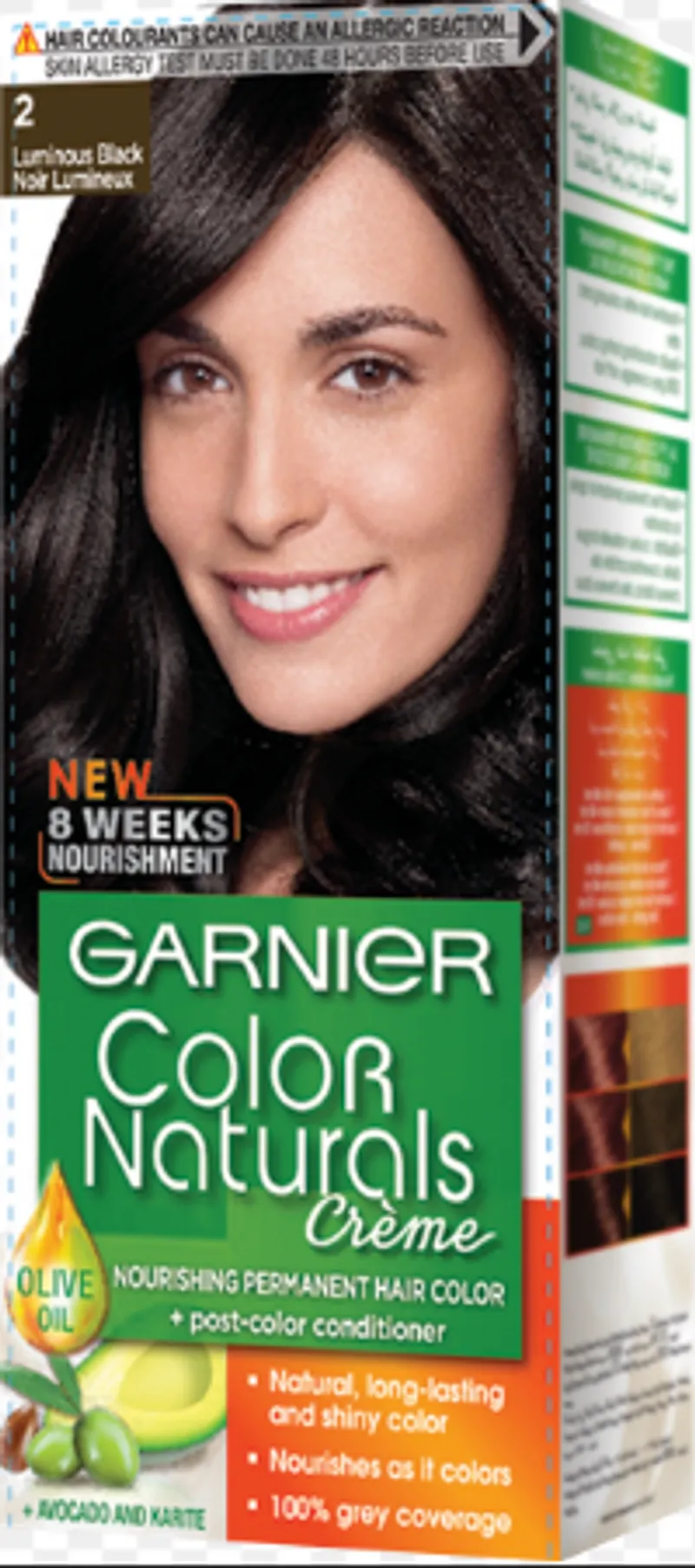 GARNIER COLOR NATURALS CREME COLORATION NUTRITIVE NUMERO 2