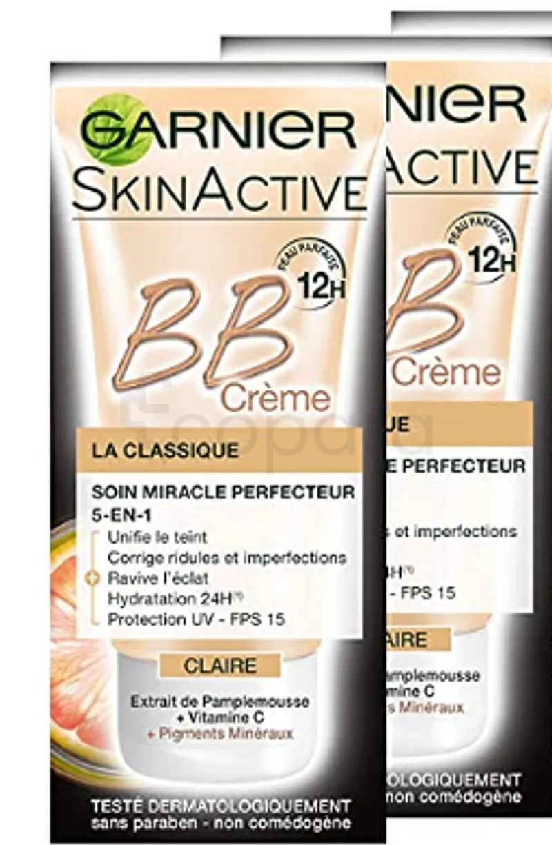 GARNIER BB CRÈME SOIN MIRACLE PERFECTEUR 5EN1 SPF15 TEINTE CLAIRE