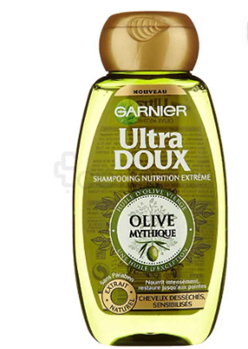 GARNIER SHAMPOOING ULTRA DOUX OLIVE MYTHIQUE CHEVEUX DESSECHES SENSIBLES