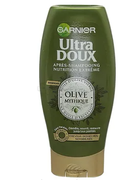 GARNIER ULTRA DOUX APRES SHAMPOOING OLIVE MYTHIQUE CHEVEUX DESSECHES SENSIBLES