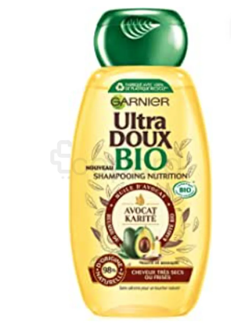 GARNIER ULTRA DOUX SHAMPOOING A L'HUILE D'AVOCAT ET BEURRE DE KARITE 250ML