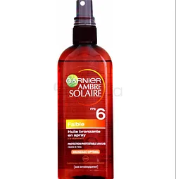 GARNIER AMBRE SOLAIRE HUILE BRONZANT EN SPRAY SPF6 150ML