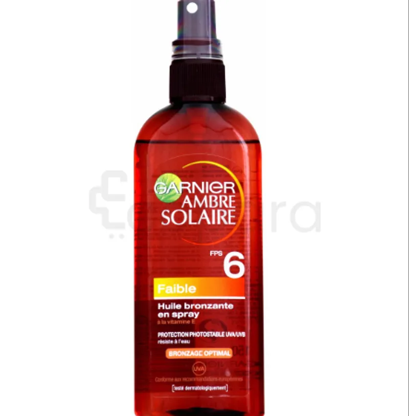 GARNIER AMBRE SOLAIRE HUILE BRONZANT EN SPRAY SPF6 150ML