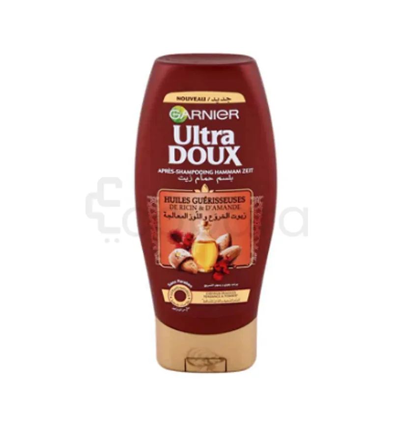 GARNIER ULTRA DOUX APRES-SHAMPOOING RICIN AMANDE 400ML