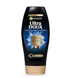 GARNIER ULTRA DOUX APRES-SHAMPOOING CHARBON NOIR 400ML