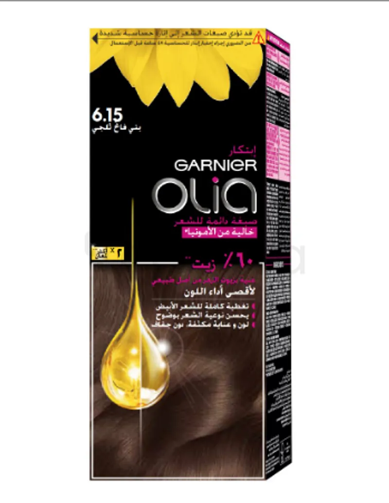 GARNIER OLIA FROZEN LIGHT BROWN NUMERO 6.15