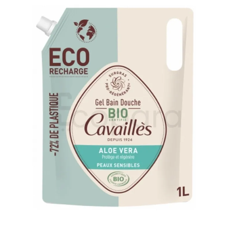 ROGE CAVAILLES ECO RECHARGE GEL BAIN ET DOUCHE ALOE VERA BIO 1L
