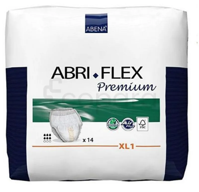 ABENA ABRI FLEX PREMIUM COUCHES CULOTE ADULTE XL2 TAILLE 130-170CM BOITE DE 14