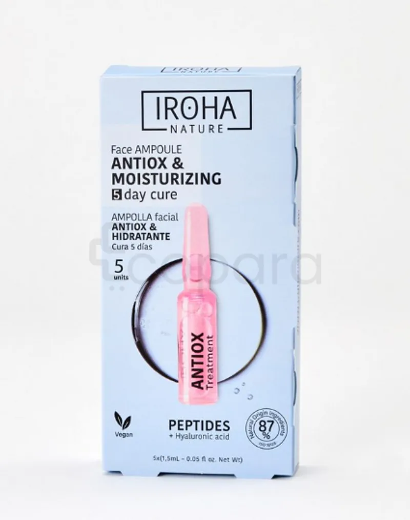 IROHA AMPOULE VISAGE ANTIOXYDANT ET HYDRATANT 5 UNITE 1.5ML