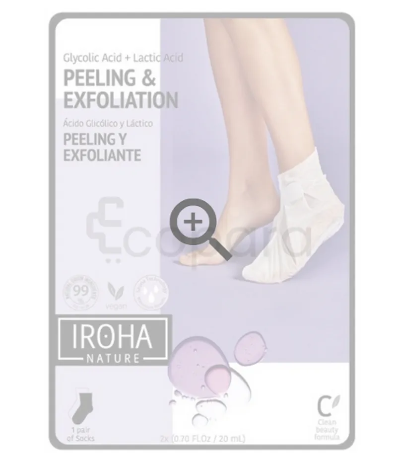 IROHA CHAUSSETTES TRAITEMENT DES PIESDS ET DES ONGLES EXFOLIANT LAVANDE 20ML