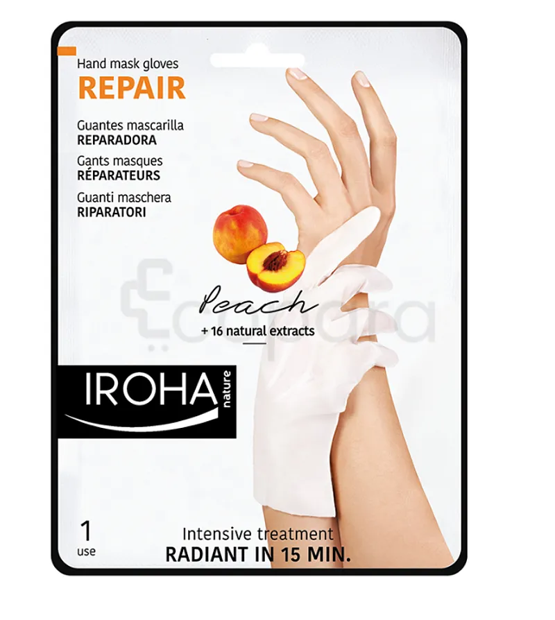 IROHA GANT TRAITEMENT DES MAINS ET DE ONGLES PECHE 9ML
