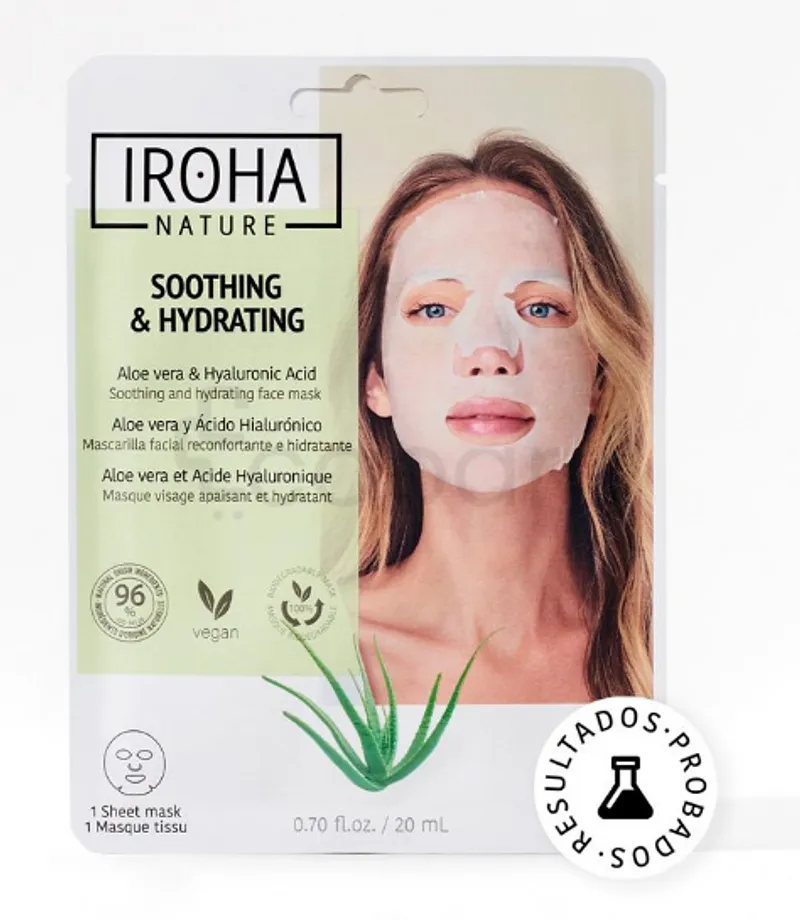 IROHA MASQUE VISAGE APAISANT ET HYDRATANT ALOE VERA 20ML