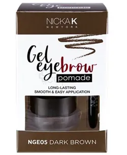 NICKAK GEL EYEBROW POMADE DARK BROWN REFERENCE NGE05