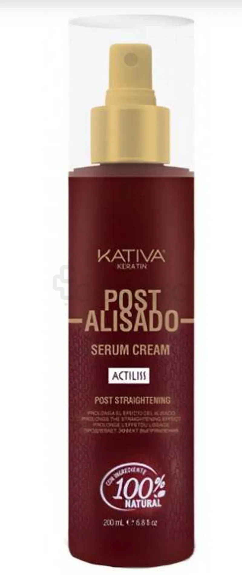 KATIVA POST ALISADO SERUM CREAM 200ML