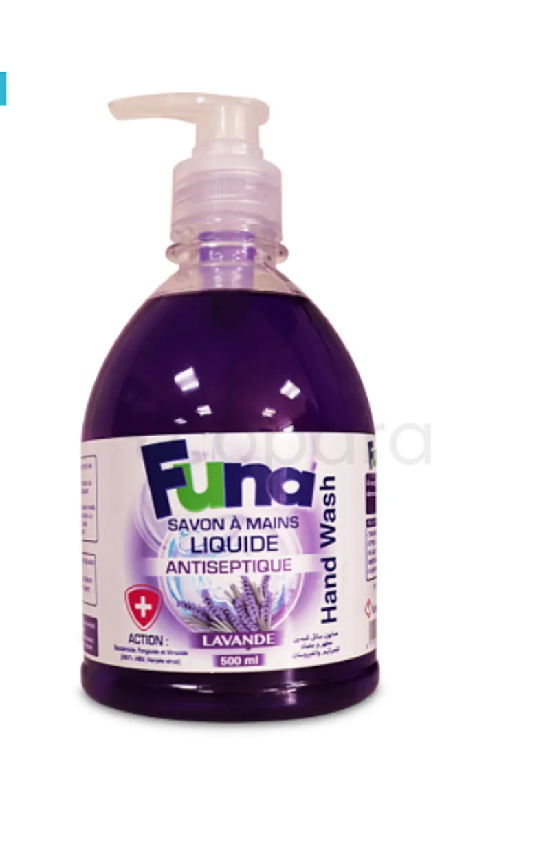 FUNA SAVON A MAINS LIQUIDE ANTIBACTERIEN LAVANDE 500ML