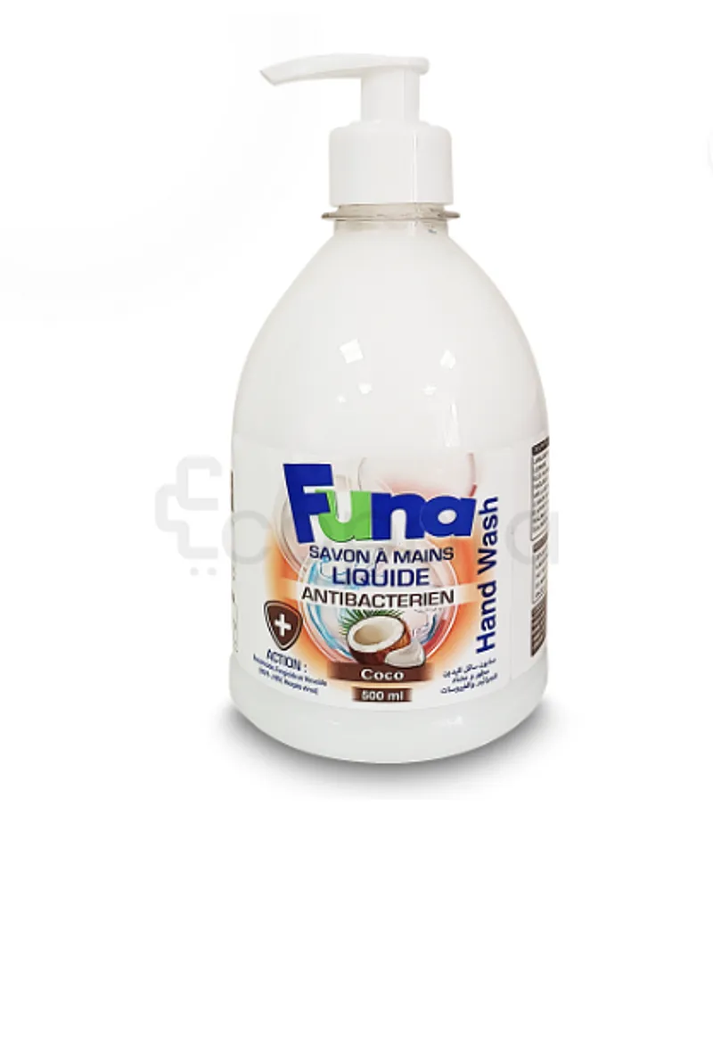 FUNA SAVON A MAINS LIQUIDE ANTIBACTERIEN COCO 500ML