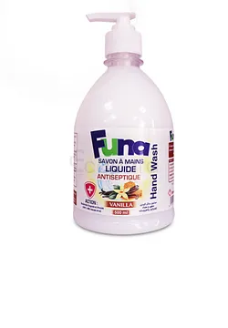 FUNA SAVON A MAINS LIQUIDE ANTIBACTERIEN VANILLA 500ML