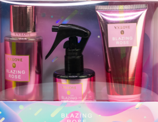 V.LOVE PACK BLAZING ROSE LOTION SPRAY 90ML