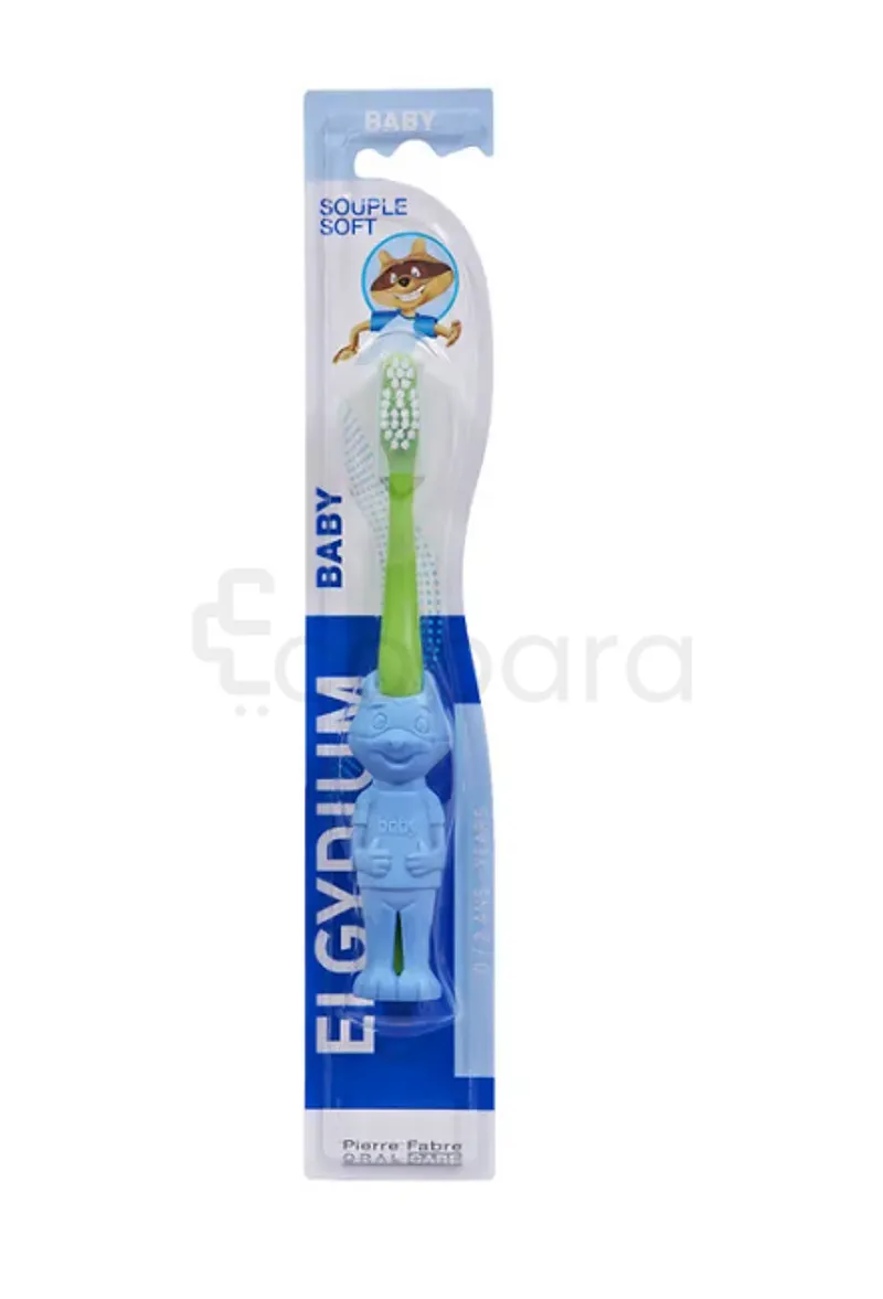 SAGYENE BROSSE A DENTS ERGONOMIQUE LAMA BLEU 0-2ANS REFERENCE A00136